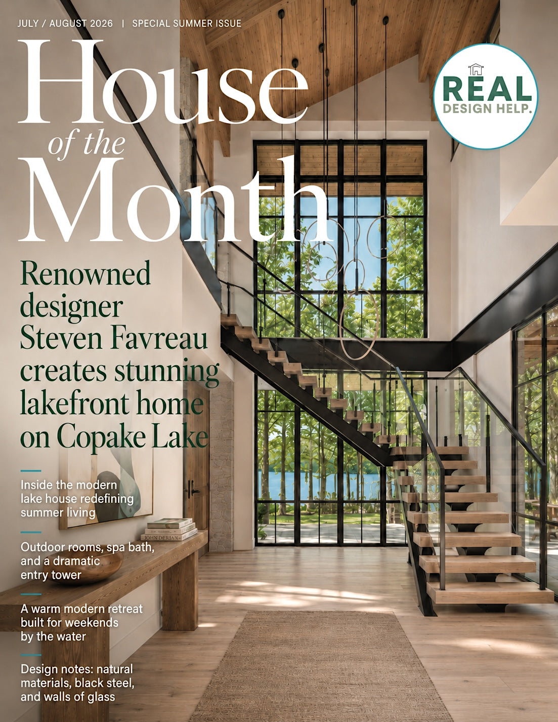 Home of the Month — modern lake house on Copake Lake