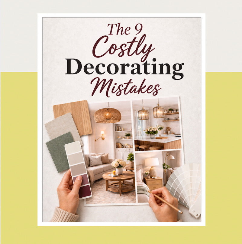 The 9 Costly Decorating Mistakes guide cover